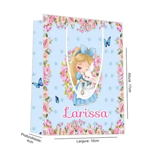 Sacolinha Alice no País das Maravilhas