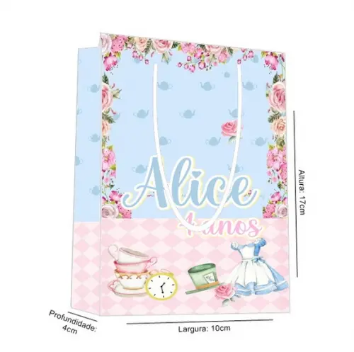 Sacolinha Alice no País das Maravilhas