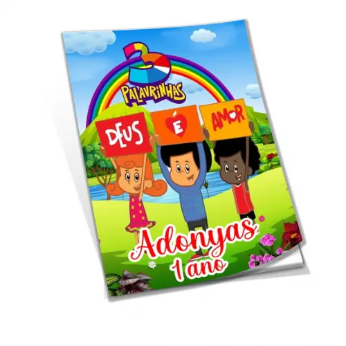 Livrinho de Colorir 3 Palavrinhas 10x14