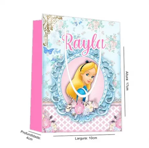 Sacolinha Alice no País das Maravilhas