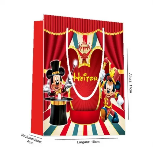 Sacolinha Mickey Circo