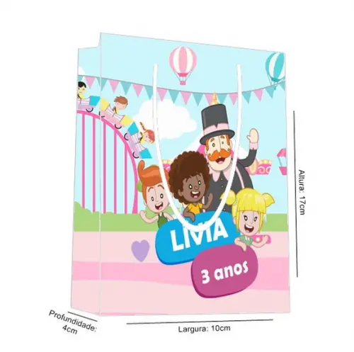 Sacolinha Mundo Bita Rosa