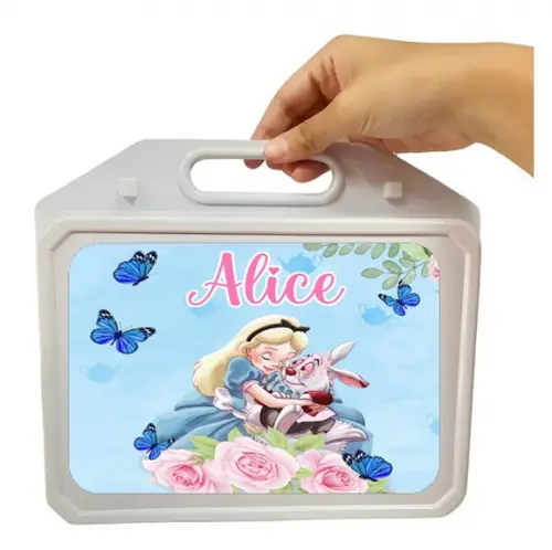 Maleta Personalizada Kit Festa na Escola Alice