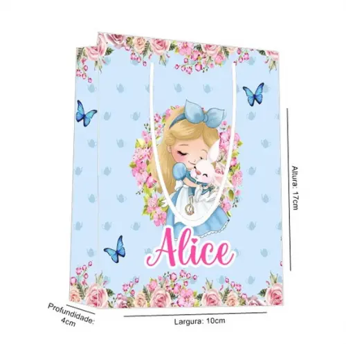 Sacolinha Alice no País das Maravilhas