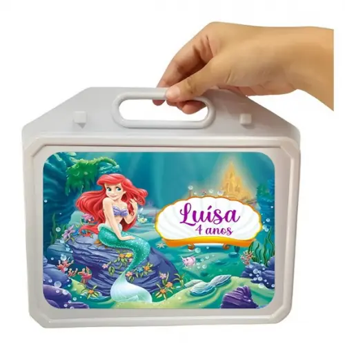 Maleta Personalizada Kit Festa na Escola Ariel