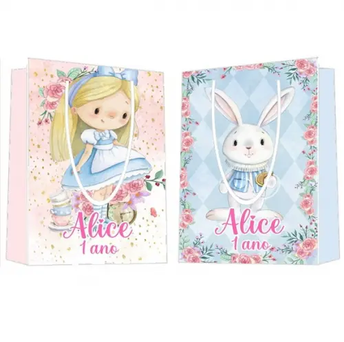 Sacolinha Alice no País das Maravilhas