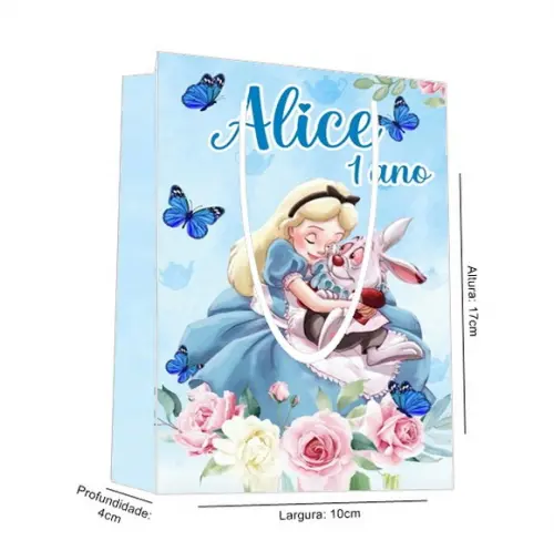Sacolinha Alice no País das Maravilhas