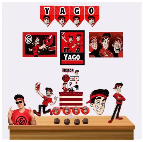Kit Festa Só Um Bolinho Enaldinho - Decoração Aniversário