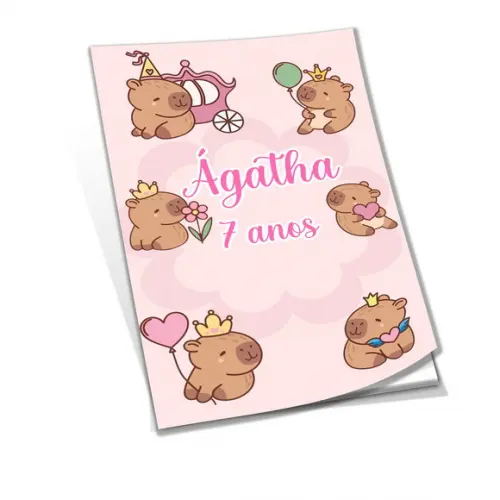 Livrinho de Colorir Capivara 10x14