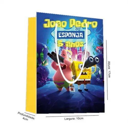 Sacolinha Bob Esponja