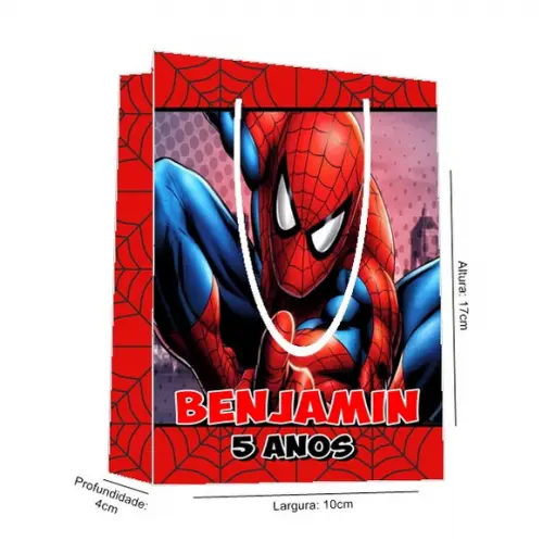 Sacolinha Homem Aranha
