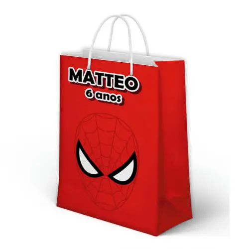 Sacolinha Homem Aranha