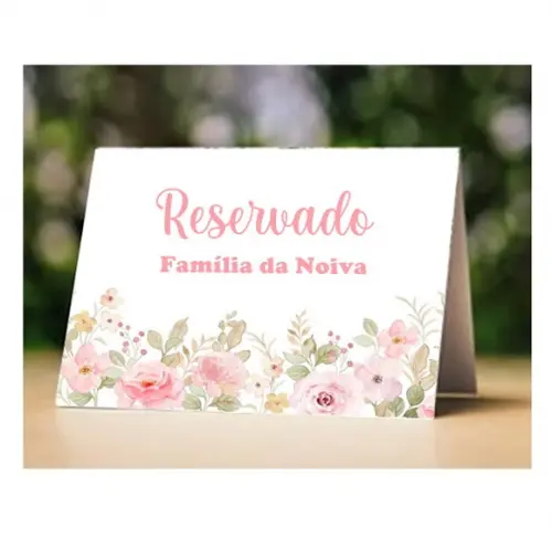 Reservado de Mesa ou Numeração de Mesa