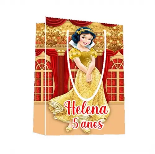Sacola Branca de Neve 22x15x5