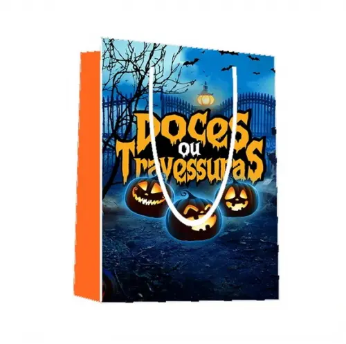 Sacola Doces ou Travessuras 22x15x5