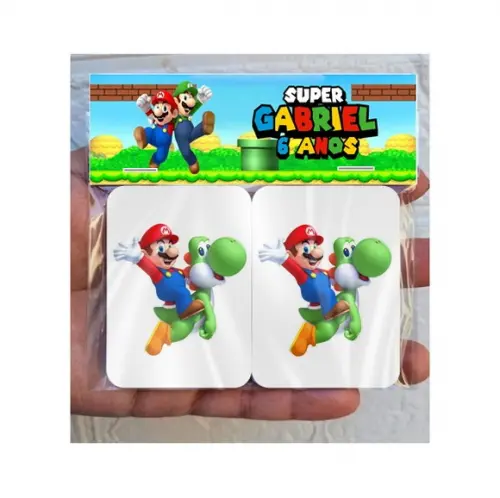Lembrancinhas Jogo da Memória Super Mário