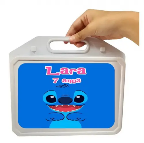 Maleta Personalizada Kit Festa na Escola Lilo e Stitch