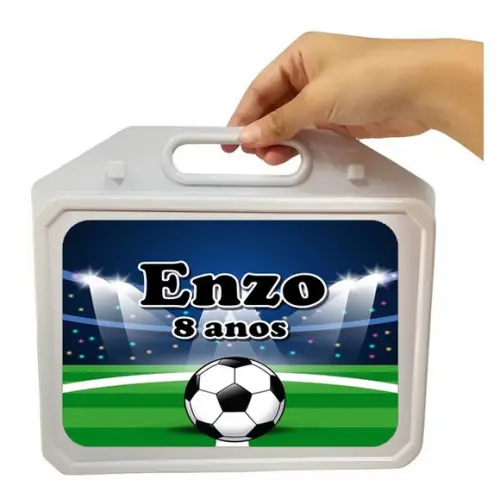 Maleta Personalizada Kit Festa na Escola Futebol