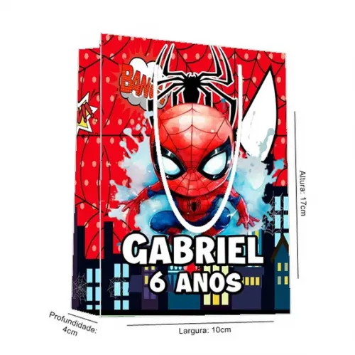 Sacolinha Homem Aranha