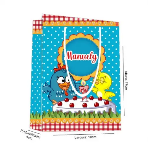 Sacolinha Galinha Pintadinha