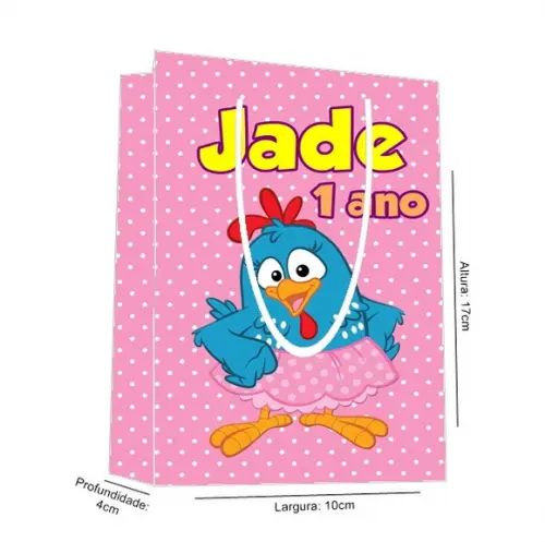 Sacolinha Galinha Pintadinha