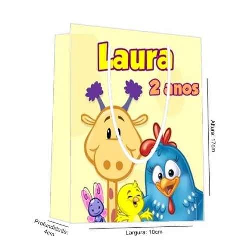 Sacolinha Galinha Pintadinha