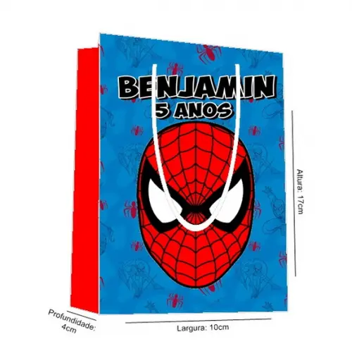 Sacolinha Homem Aranha