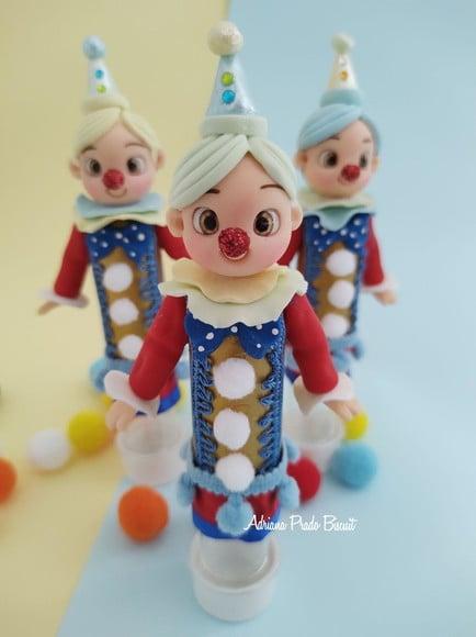 Tubetes Personalizado Luxo em Biscuit Circo