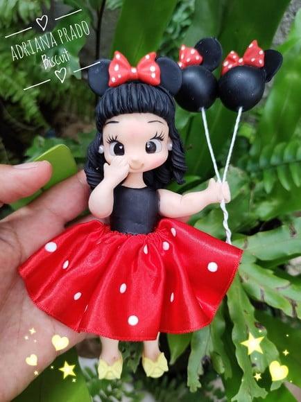 Lembrancinha em Biscuit Personalizado Minnie