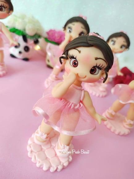 Apliques em Biscuit Tema Bailarina