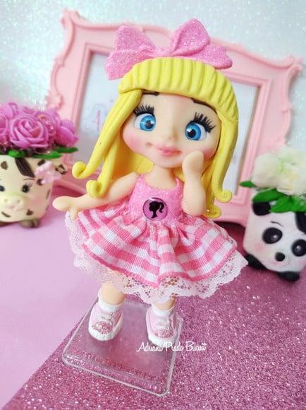 Apliques para Lembrancinhas em Biscuit Barbie