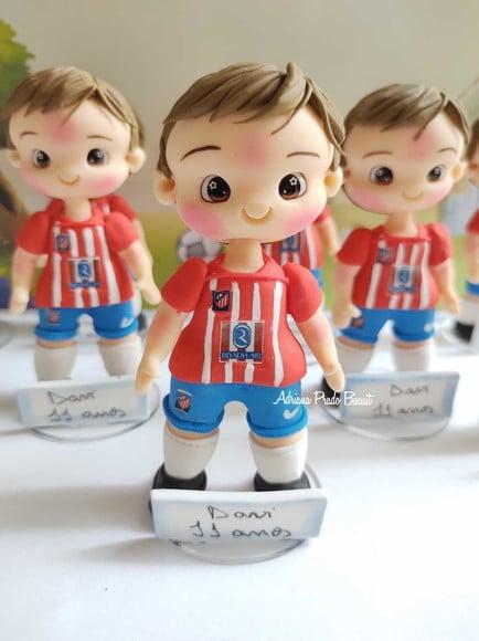 Apliques em Biscuit Jogador de Futebol