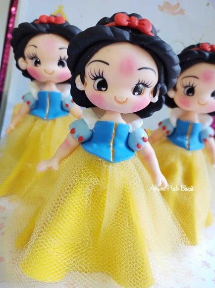Lembrancinhas em Biscuit das Princesas