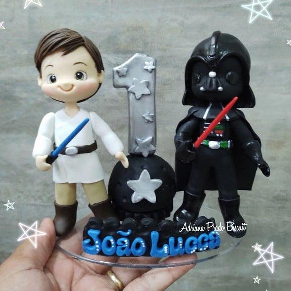 Topo de Bolo em Biscuit Star Wars