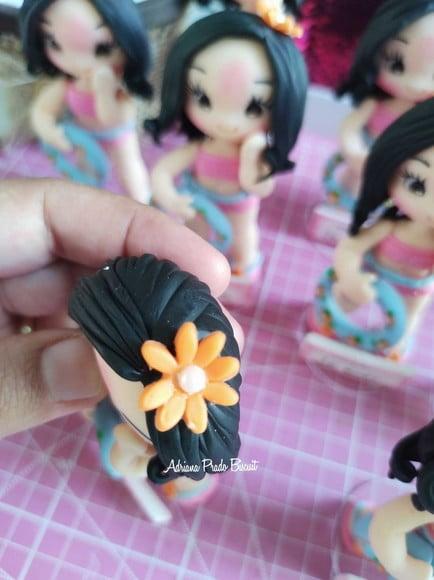Apliques em Biscuit Pool Party