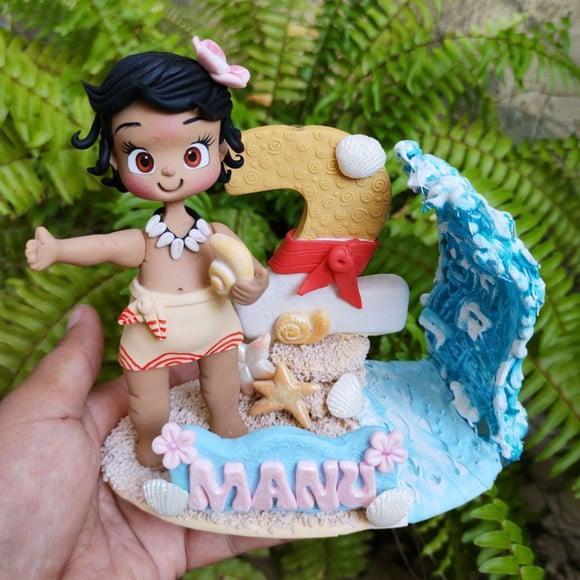 Topo de Bolo Moana Baby