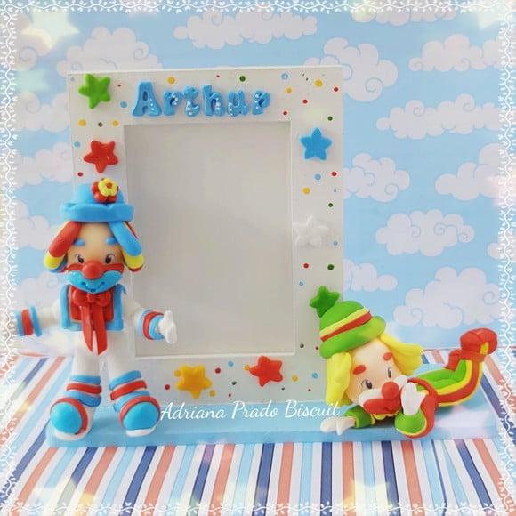 Porta Foto 9x13 mdf Personalizado em Biscuit Patati Patatá