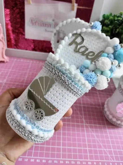 Cofrinho Personalizado Luxo Batizado