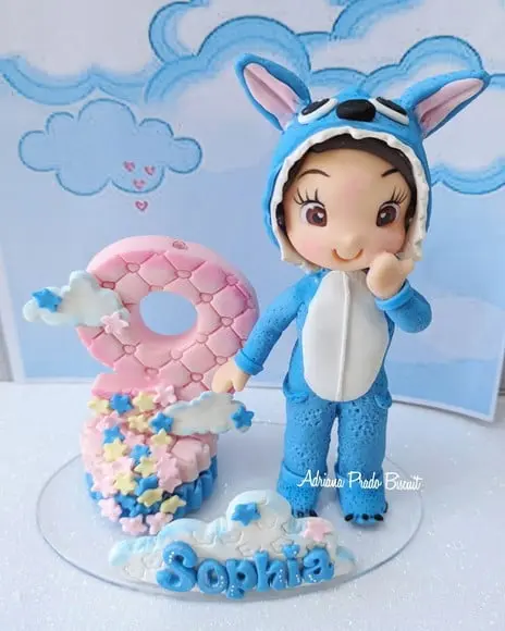 Topo Pijama Lilo Stitch