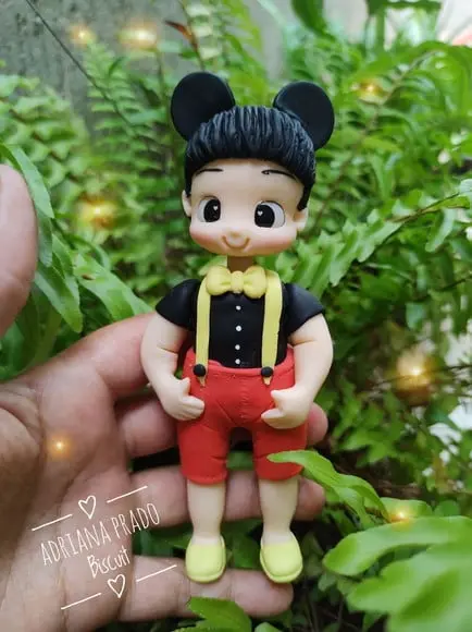 Lembrancinha em Biscuit Personalizado Mickey