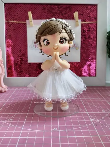 Topo Batizado Menina