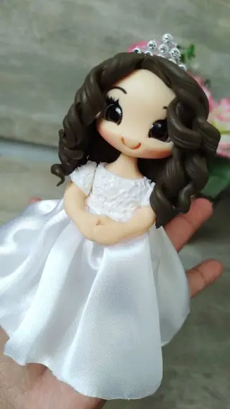 Lembrancinhas em Biscuit Menina Princesa