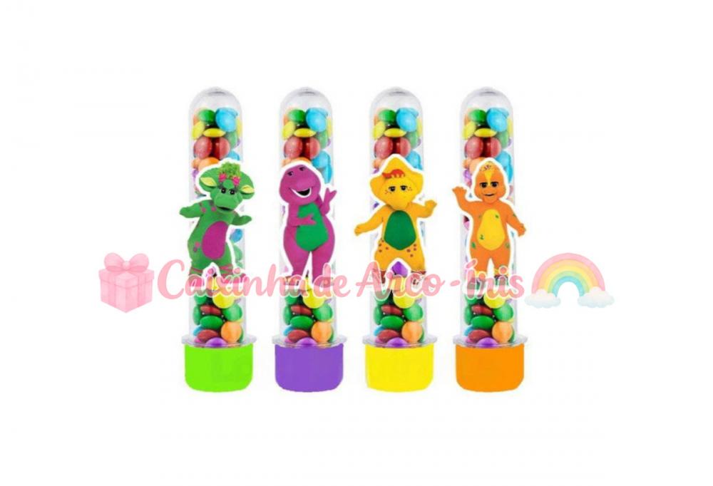 Apliques para Tubetes: Barney