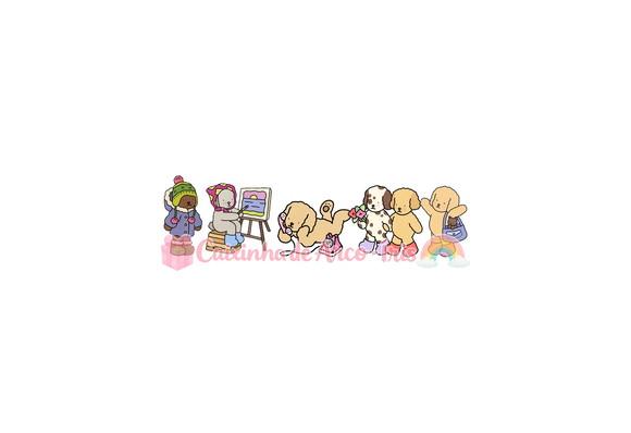 100 Mini Apliques 3,5cm: Bobbie Goods