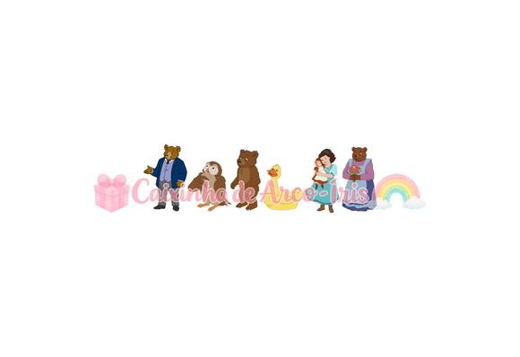 100 Mini Apliques 3,5cm: o Pequeno Urso