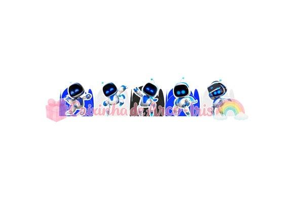 100 Forminhas / Toppers: Astro Bot