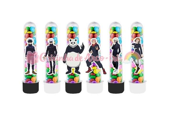 Tubetes com Apliques 3d: Jujutsu Kaisen