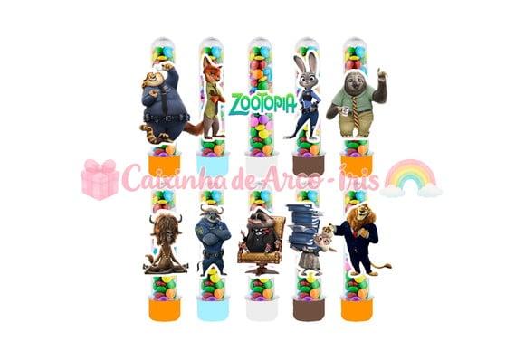 Apliques para Tubetes: Zootopia