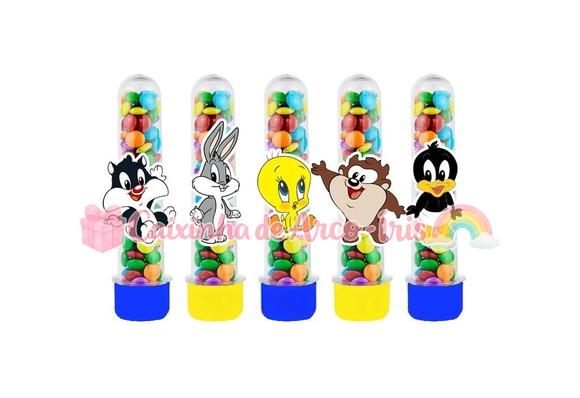 Tubetes com Apliques 3d: Baby Looney Tunes