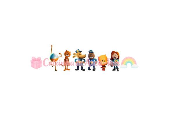 100 Mini Apliques 3,5cm: o Homem-cão